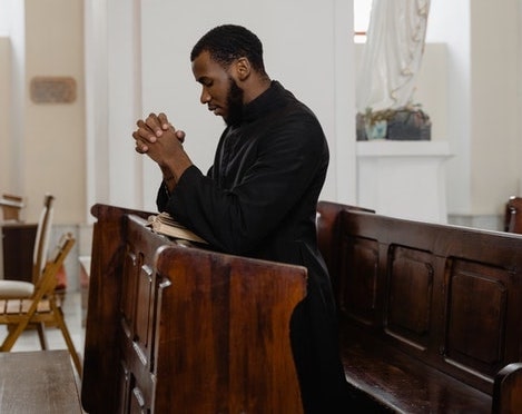 Man praying